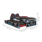 Bicama Cartagena Preto E Vermelho