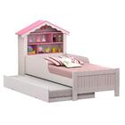 Bicama Casinha Menina Juvenil Com Colchões