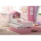 Bicama Casinha Menina Juvenil Com Colchões