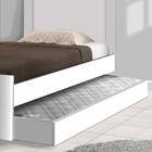 Bicama Com 2 Colchões Solteiro Branco Luara Cambel