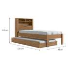 Bicama Com Baú Invicta Jatobá