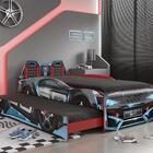 Bicama Com Leds Zurique Preto