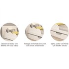 Bicama Com Proteção Elza  Branco