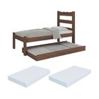 Bicama De Madeira Maciça Com Colchão Incluso Multimóveis Cr35