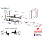 Bicama De Solteiro Com Colchão Incluso E Baú Embutido Multimó