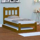 Bicama De Solteiro Imbuia Pérola Nemargi