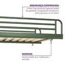 Bicama Em Ferro Aço Carbono Tubular Teko Casatema Madeiraorig