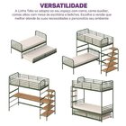 Bicama Em Ferro Aço Carbono Tubular Teko Casatema Madeiraorig