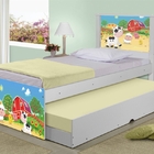 Bicama Fazendinha Colorida Com Colchões