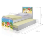 Bicama Fazendinha Colorida Com Colchões