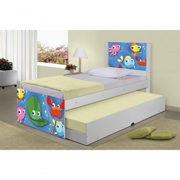 Bicama Fundo Do Mar Peixinhos Com Colchões