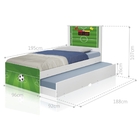 Bicama Futebol Gramado Com Colchões