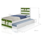 Bicama Futebol Jogador Com Colchões