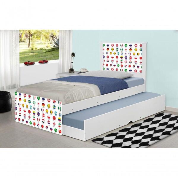 Bicama Futebol Seleções Copa Com Colchões