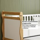 Bicama Infantil 100% Mdf Vicky Espresso Móveis  Branco Brilho