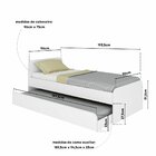 Bicama Infantil Caracol  Branco