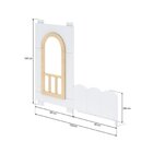 Bicama Infantil Casinha Com Led E Janela New Garden Casatema