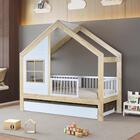 Bicama Infantil Casinha Garden Ii Branco/natural - Casatema