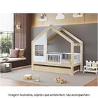 Bicama Infantil Casinha Garden Ii Natural/branco - Casatema