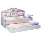 Bicama Infantil Com Casa De Boneca Quarto Anna P04 Branco Ros