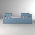 Bicama Infantil Com Estrado Fixo Play Azul