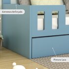 Bicama Infantil Com Estrado Fixo Play Azul
