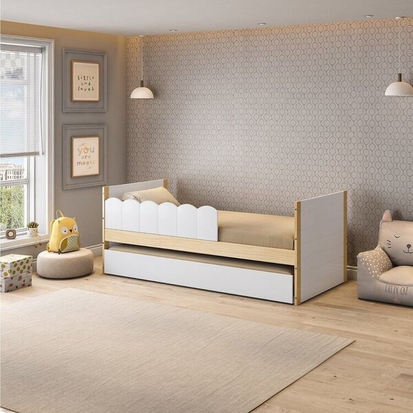 Bicama Infantil Com Grade New Garden Casatema Madeiraoriginal