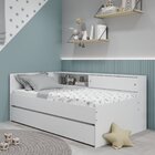 Bicama Infantil Com Modulo Lateral  Branco