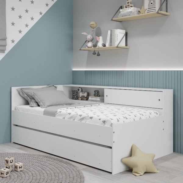 Bicama Infantil Com Modulo Lateral  Branco