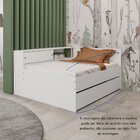 Bicama Infantil Com Modulo Lateral  Branco