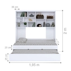 Bicama Infantil Com Módulos Maísa Branco