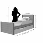 Bicama Infantil Em Mdf Com Estrado Fixo Nina Branco