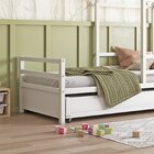 Bicama Infantil Evolutiva Meia Casinha  Branco Acetinado