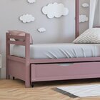 Bicama Infantil Evolutiva Meia Casinha  Roxo/raiz De Roseira