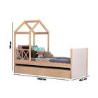 Bicama Infantil Garden Com Telhado Single E Grade De Proteção