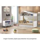 Bicama Infantil Kalmar Casinha E Grade X Natural/branco – Ca