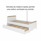 Bicama Infantil Lorenza  Branco/aveiro