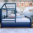 Bicama Infantil Meia Casinha Ludika Mobília Escrita Antiga