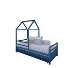 Bicama Infantil Meia Casinha Ludika Mobília Escrita Antiga