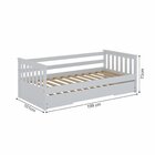 Bicama Infantil Mission Em Madeira Maciça/mdf Branco