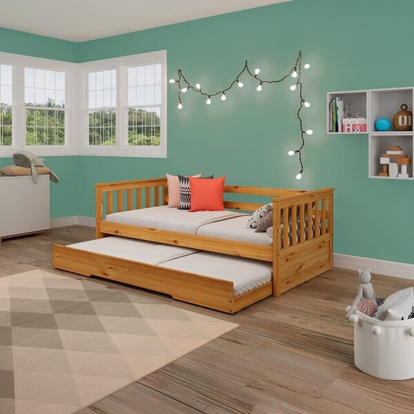 Bicama Infantil Mission Em Madeira Maciça/mdf Mel