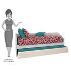 Bicama Infantil Paralela Double F04 Branco