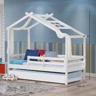 Bicama Infantil Prime Com Telhado V, Xale E Grade De Proteção