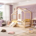 Bicama Infantil Prime House Com Mini Escorregador E Telhado V