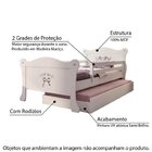 Bicama Infantil Provence Com 2 Grades De Proteção Casatema Ma