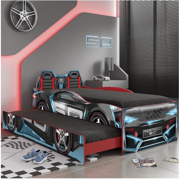 Bicama Infantil Pura Magia Tornado Fun Vermelho