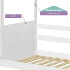 Bicama Infantil Reversível Completa Casinha Garden II Branco/