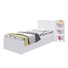 Bicama Infantil Zebry Com Baú Branco