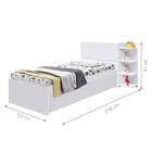 Bicama Infantil Zebry Com Baú Branco