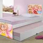 Bicama Juvenil Adesivada Fadinhas Coloridas Com Colchões